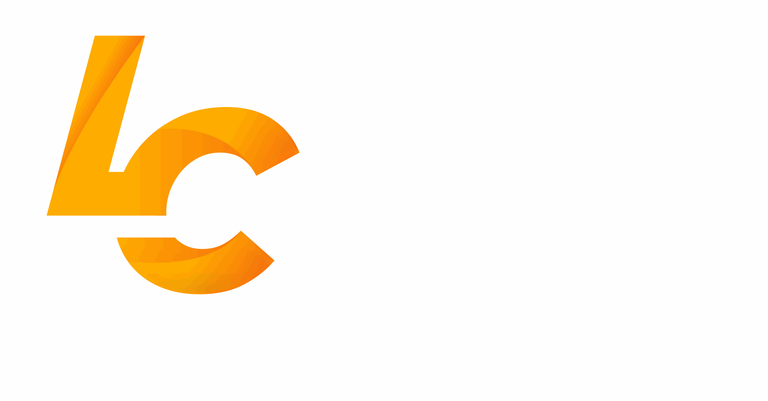 Logo with tag line white